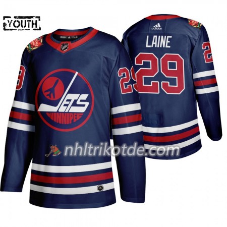 Winnipeg Jets Trikot Patrik Laine 29 Adidas 2019 Heritage Classic Navy Authentic - Kinder